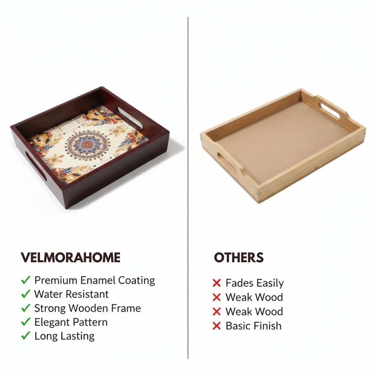 Premium multipurpose Tray - Square shape