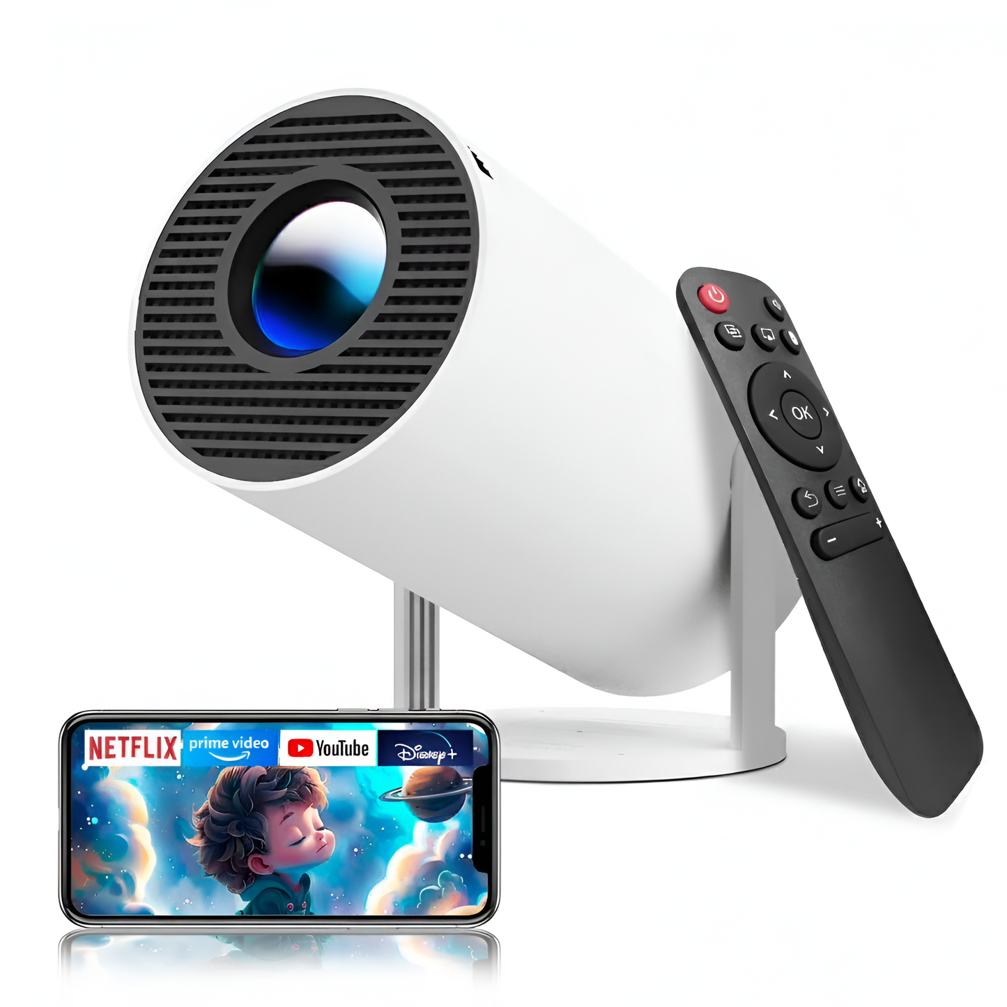 VelmoraHome™ 4K Smart Projector