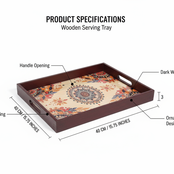 Premium multipurpose Tray - Rectangle shape