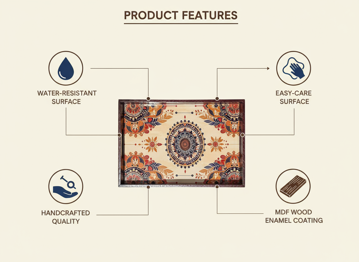 Premium multipurpose Tray - Rectangle shape