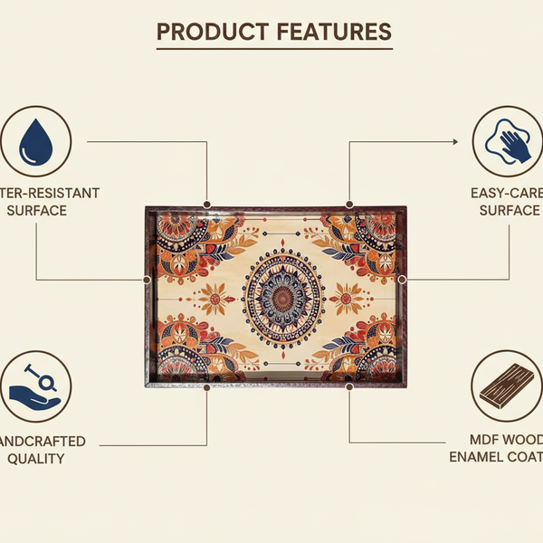 Premium multipurpose Tray - Rectangle shape